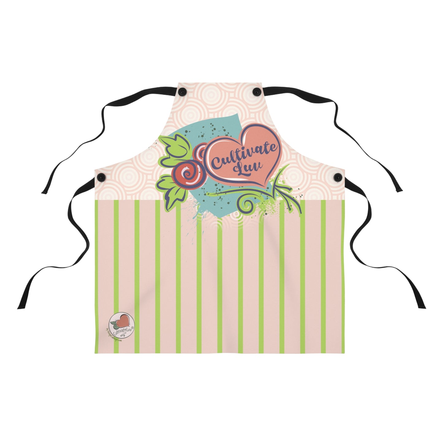 Love Heart Graphic Apron - CultivateLuv® Collection
