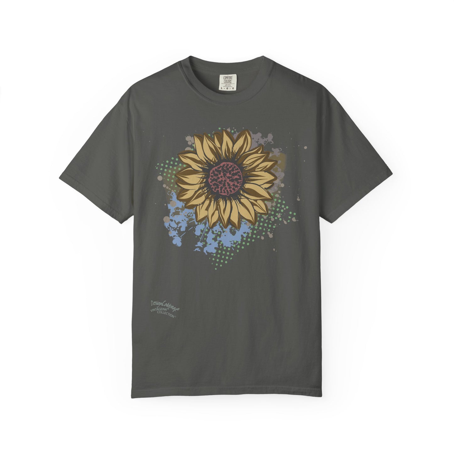 Sunflower Graphic T-Shirt — Vintage Botanical Tee