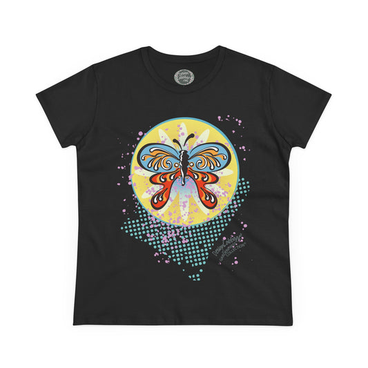 Butterfly Garden Graphic T-Shirt - GardenPress® Collection - Women's Tee