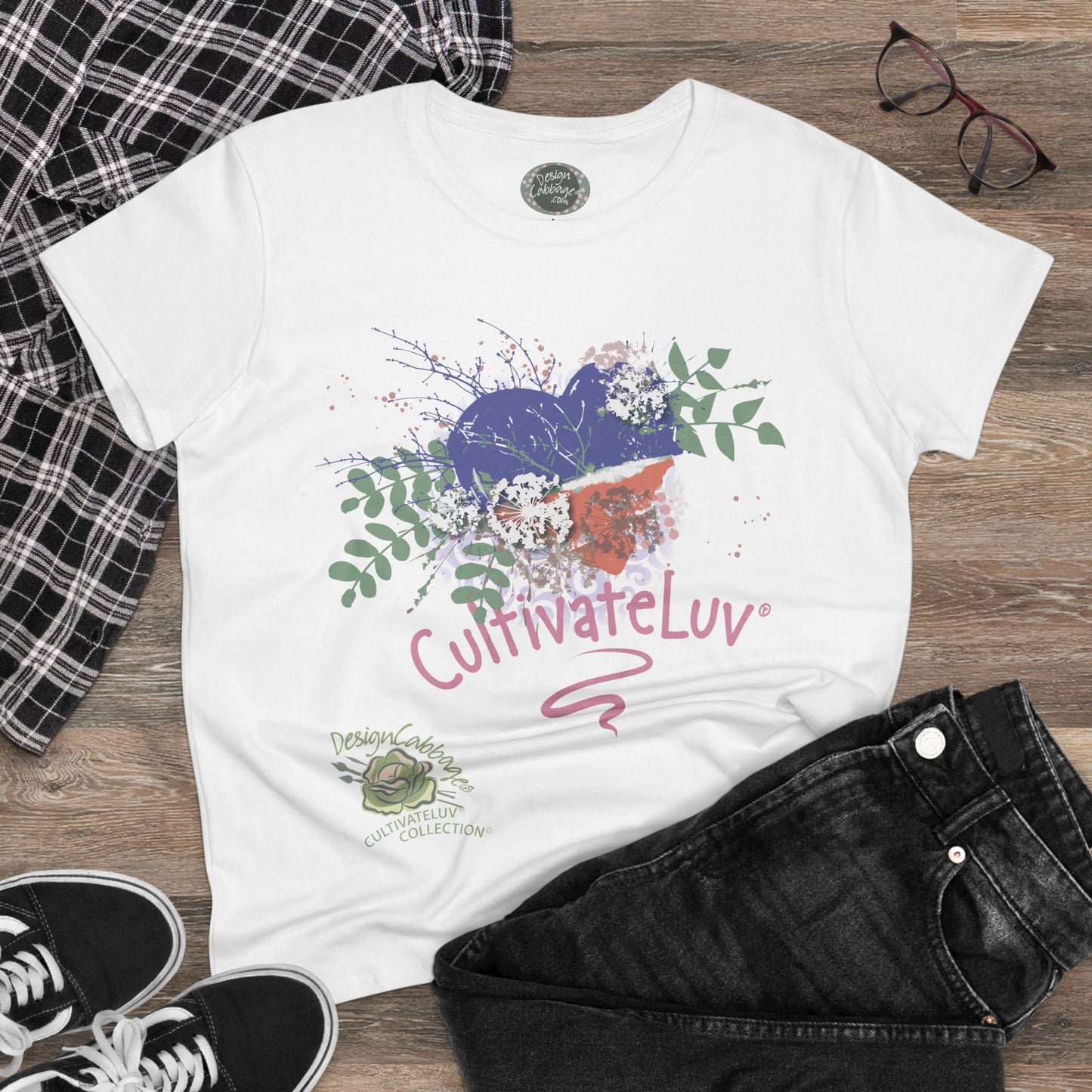 Garden Heart T-Shirt - CultivateLuv® Collection - Women's Tee