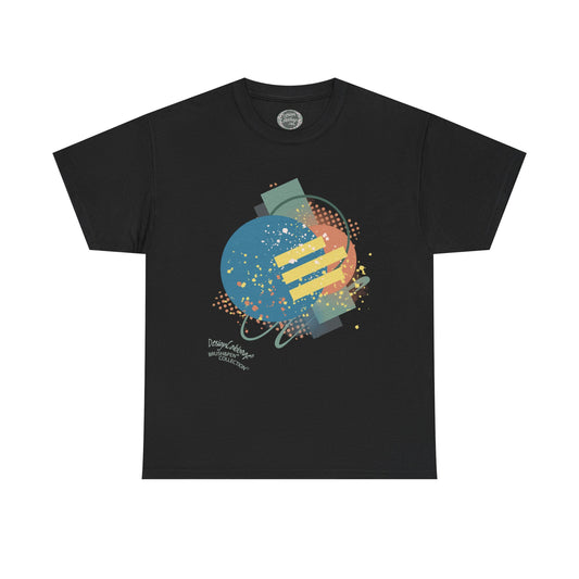 Earth To Mars Abstract Cosmic Graphic T-Shirt - Brush&Pen® Collection - Unisex Tee