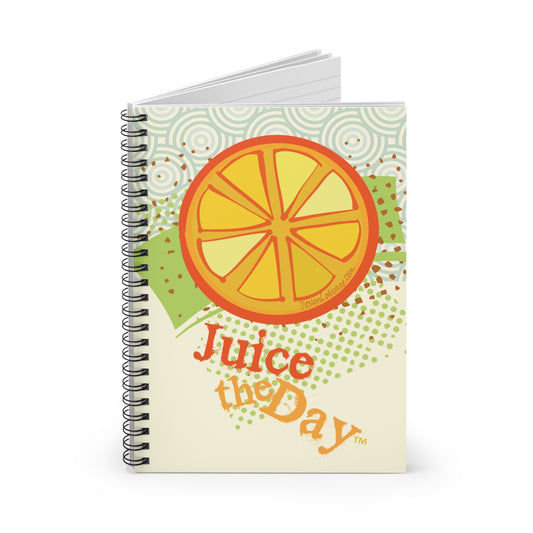 Juice the Day Citrus Notebook - I Be Vegan™ Collection