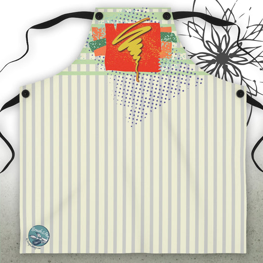 Abstract Art Whirlwind Graphic Apron - Brush&Pen® Collection