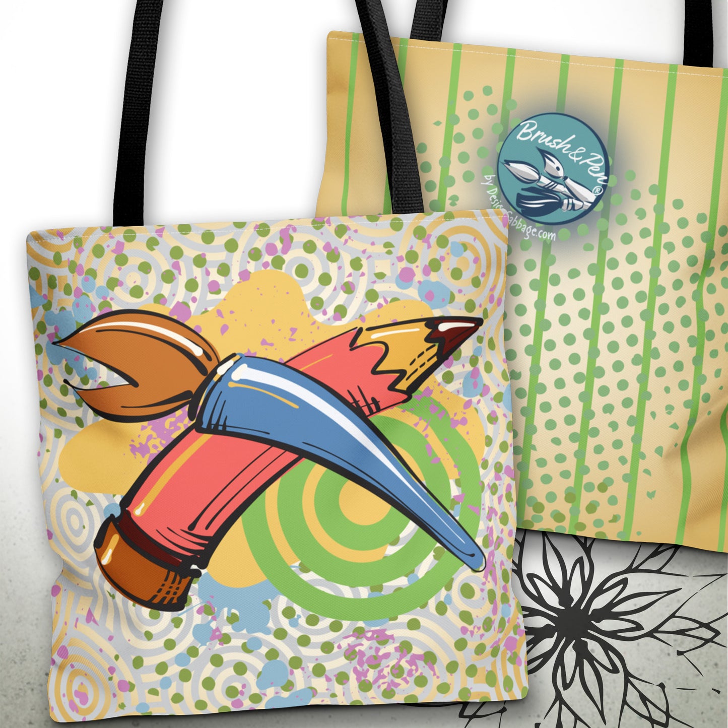 Graphic Artist Tote Bag — Brush&Pen™ Collection