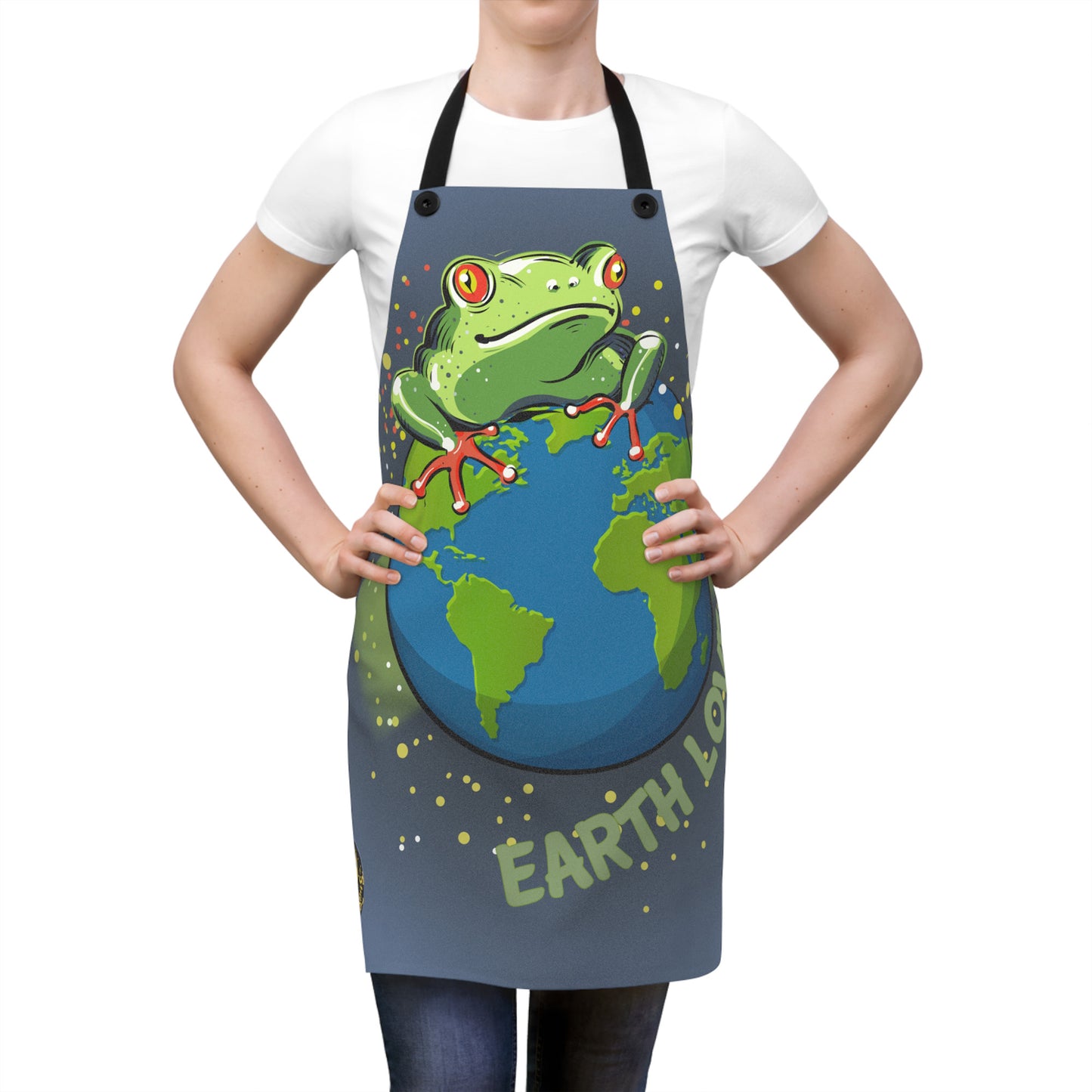 Frog Earth Love Graphic Apron - MoonSong® Collection