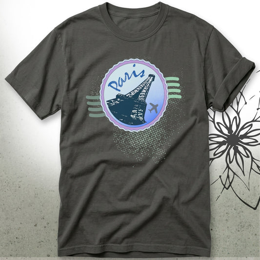 Vintage Paris Postmark Unisex Graphic T-Shirt Tee — NomadDays® Collection