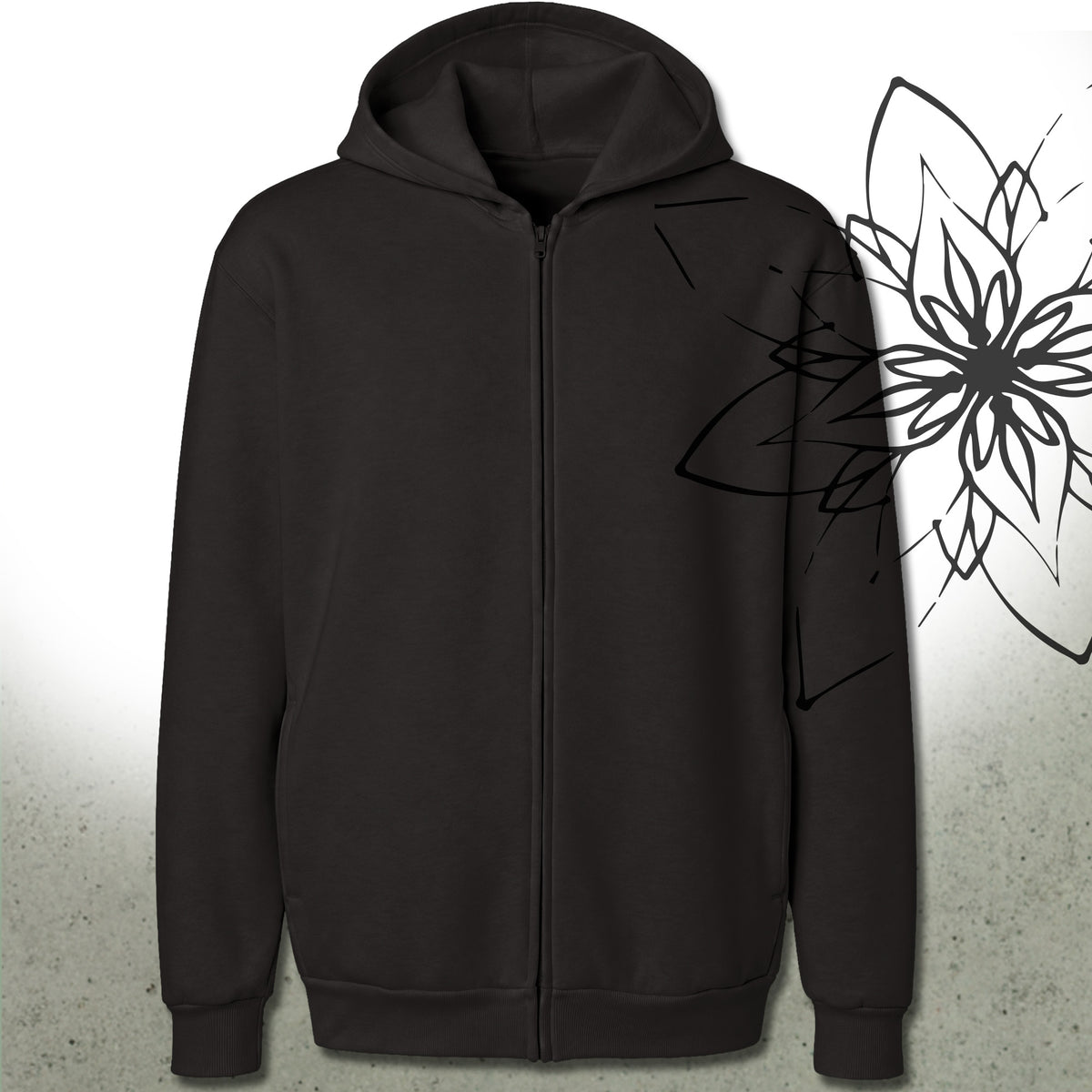 Halloween Pumpkin Jack-O'-Lantern Unisex Zip Hoodie — MoonSong® Collection