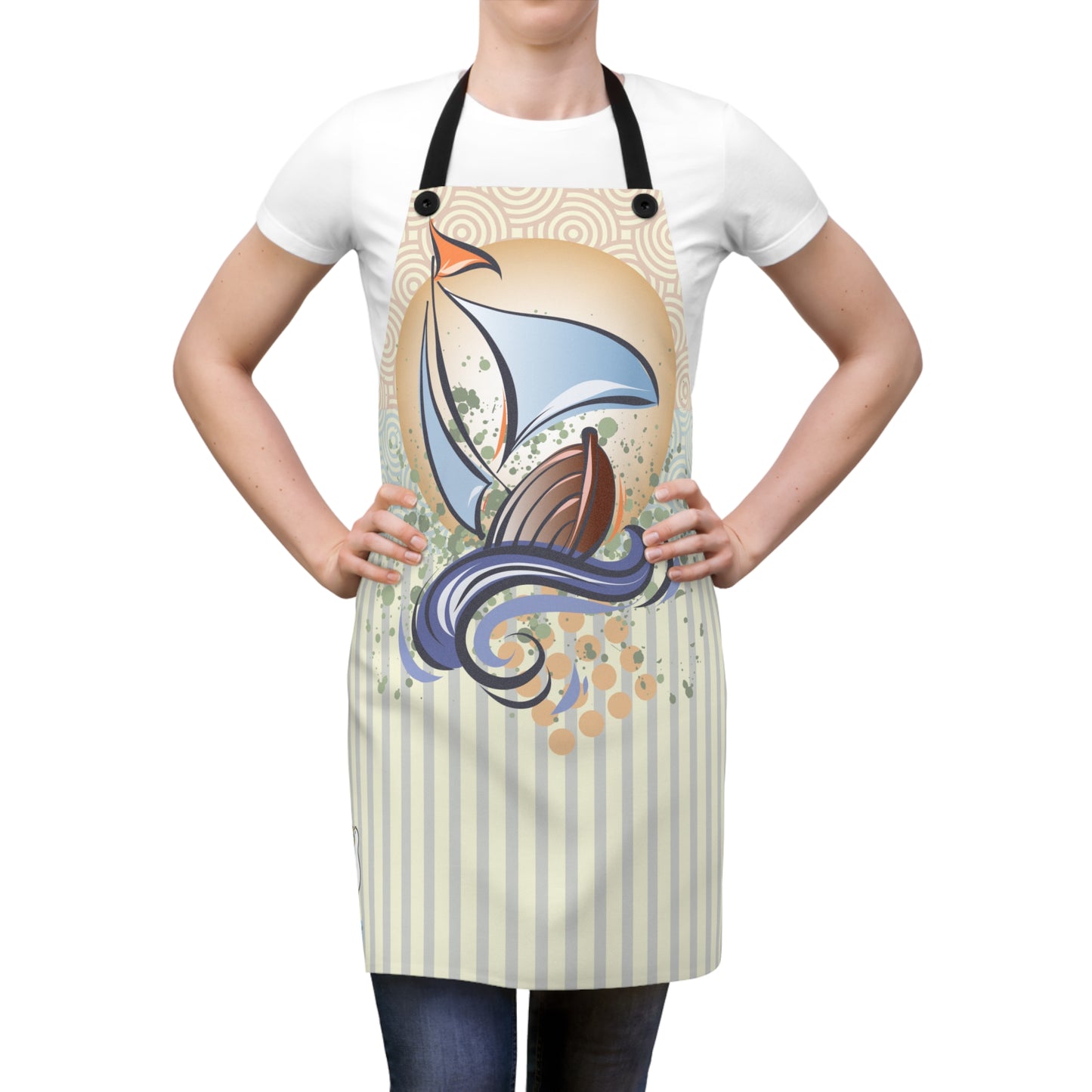 Sailboat Graphic Apron - BoatBird® Collection