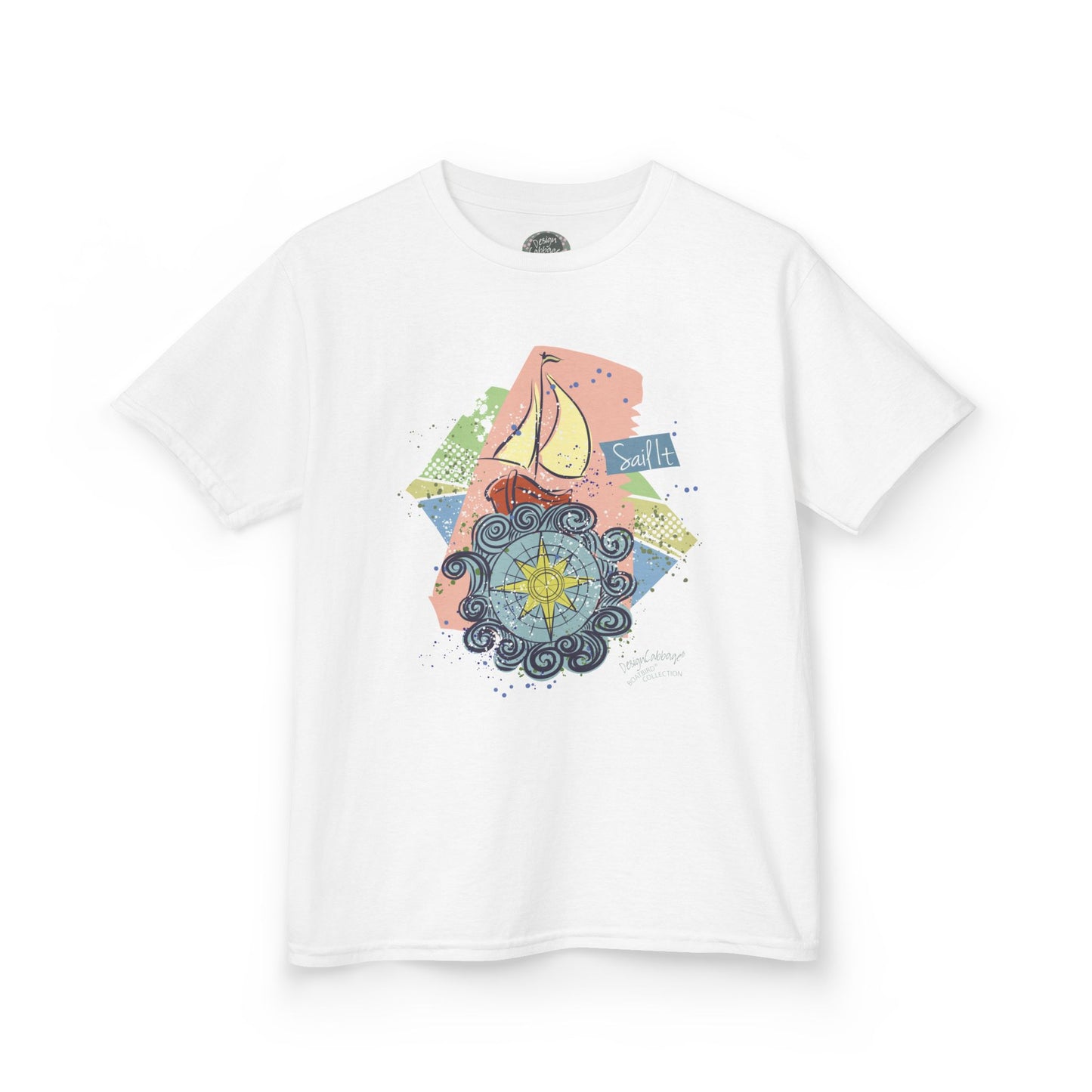 Sailboat Graphic T-Shirt - BoatBird® Collection - Kids' Tee