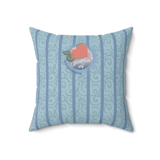 Garden Heart Throw Pillow - CultivateLuv™ Collection
