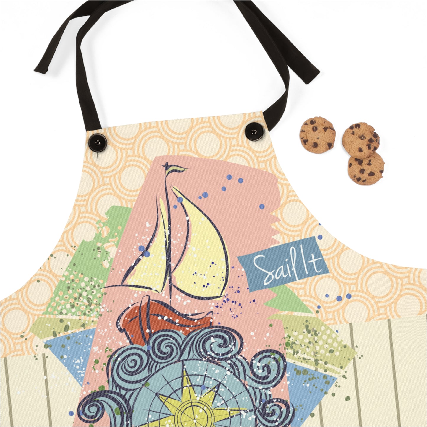 Sailboat Graphic Apron - BoatBird® Collection