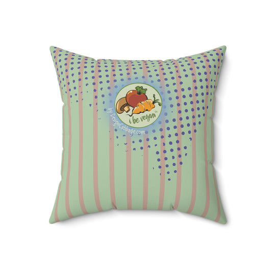 Vegetable Garden Graphic Pillow - I Be Vegan™ Collection