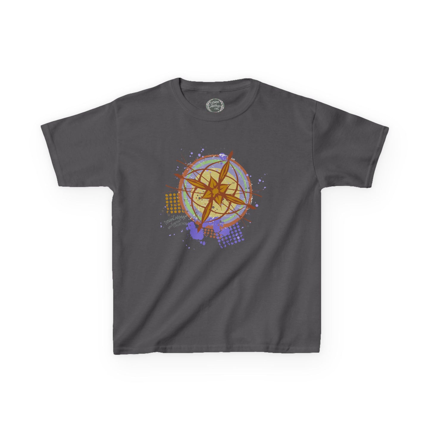 Earth Compass Graphic T-Shirt - Brush&Pen® Collection - Kids' Tee