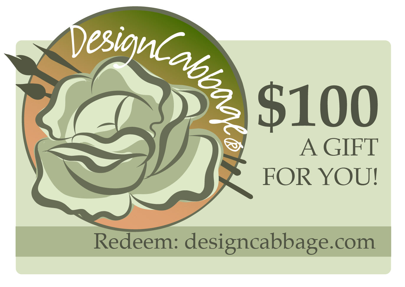 Design Cabbage® Gift Card