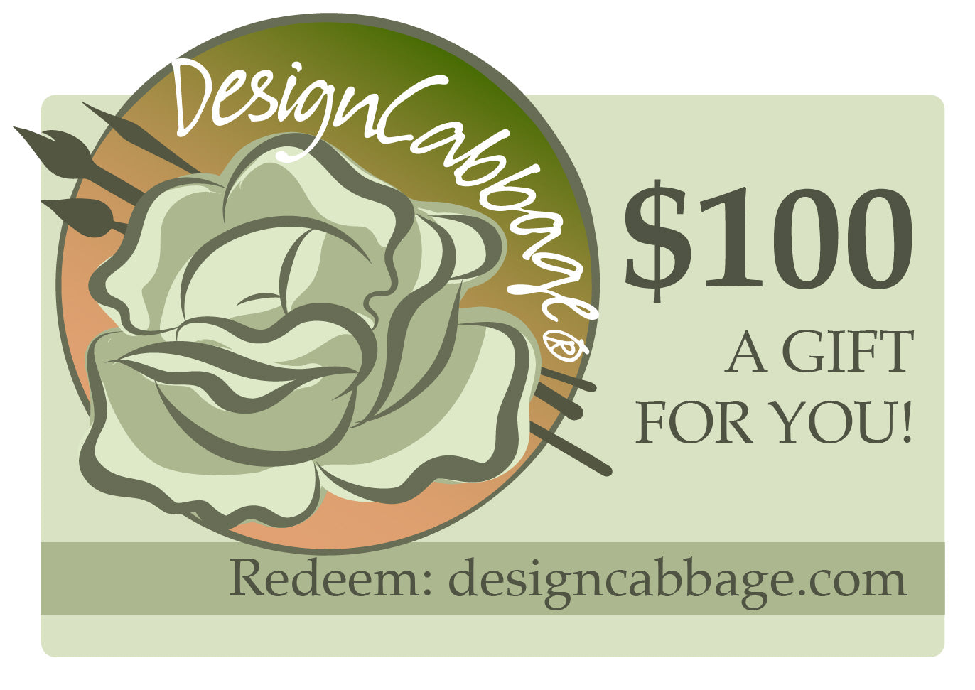 DesignCabbage® Gift Card