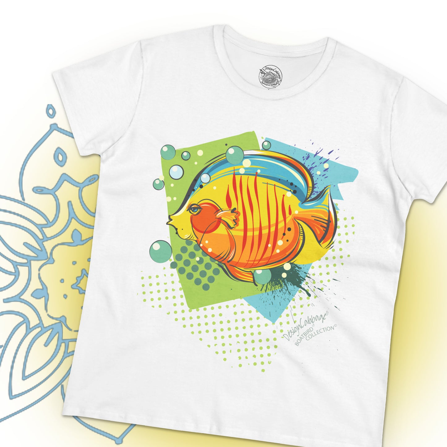 Colorful Tropical Fish Graphic T-Shirt - ScubaCrew® Collection - Women's Tee