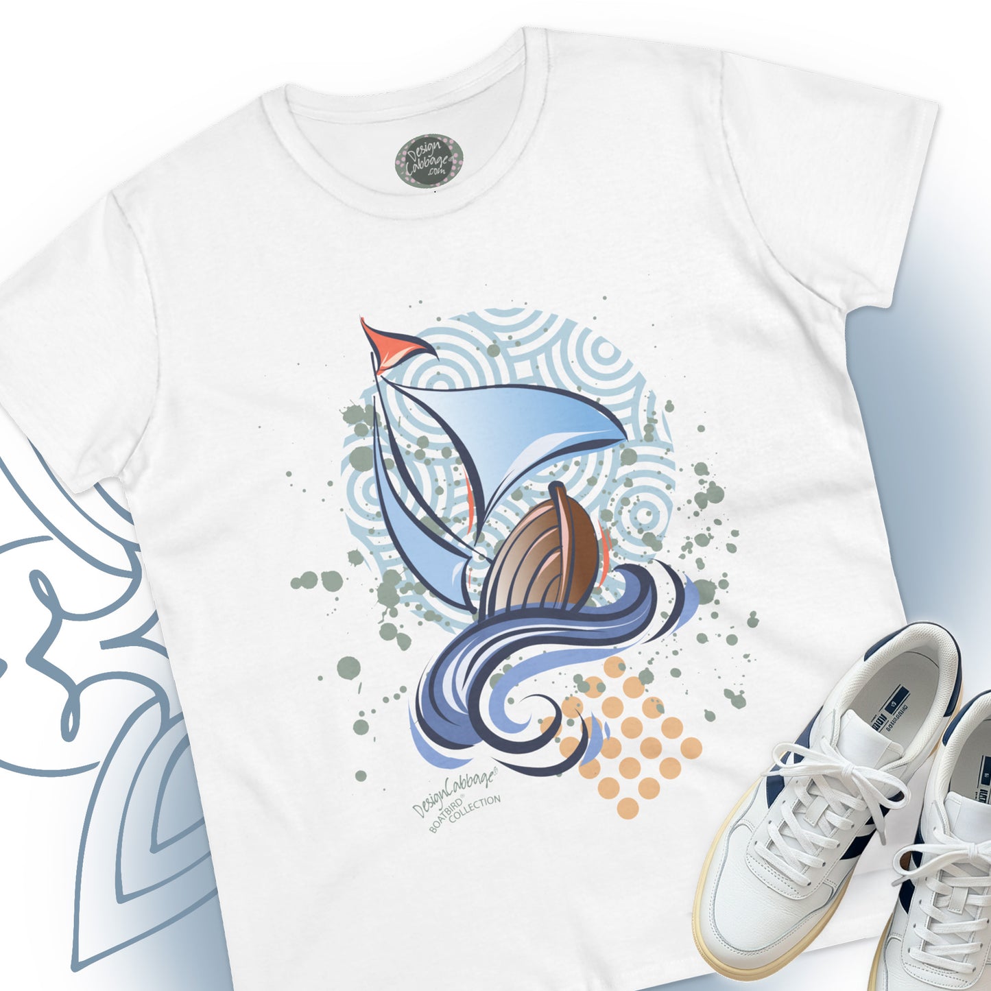Sailboat Graphic T-Shirt - BoatBird® Collection - Women's Tee