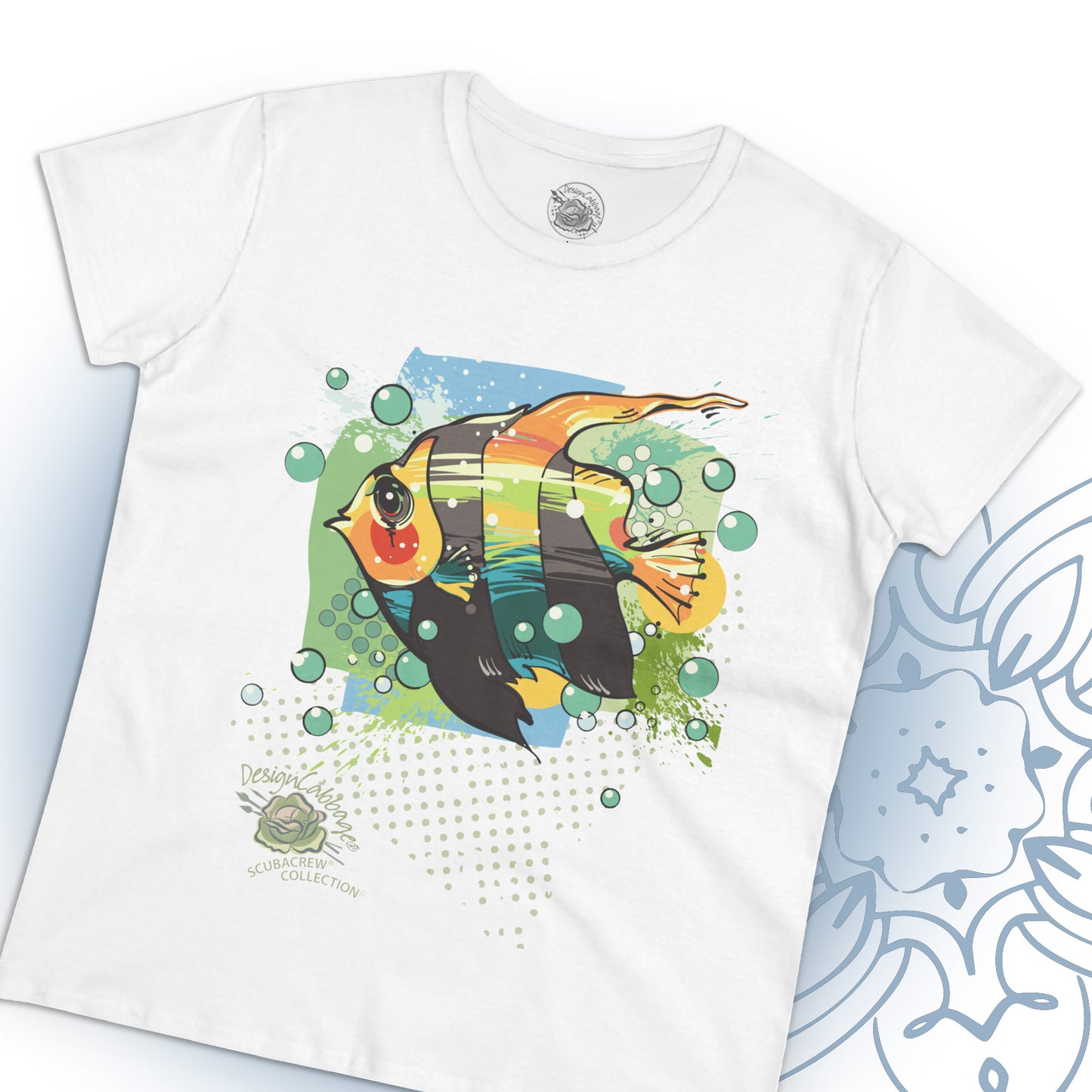 Tropical Fish Art Graphic T-Shirt - ScubaCrew® Collection - Women's Tee