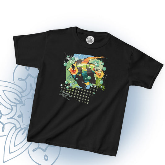Tropical Fish Art Graphic T-Shirt - ScubaCrew® Collection - Kids' Tee
