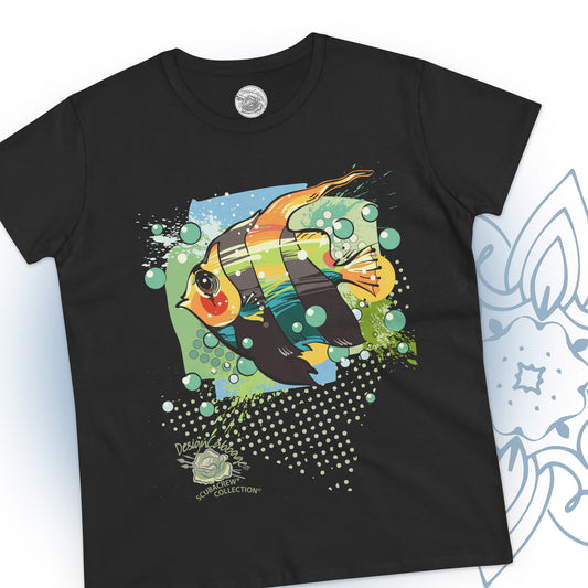 Tropical Fish Art Graphic T-Shirt - ScubaCrew® Collection - Women's Tee
