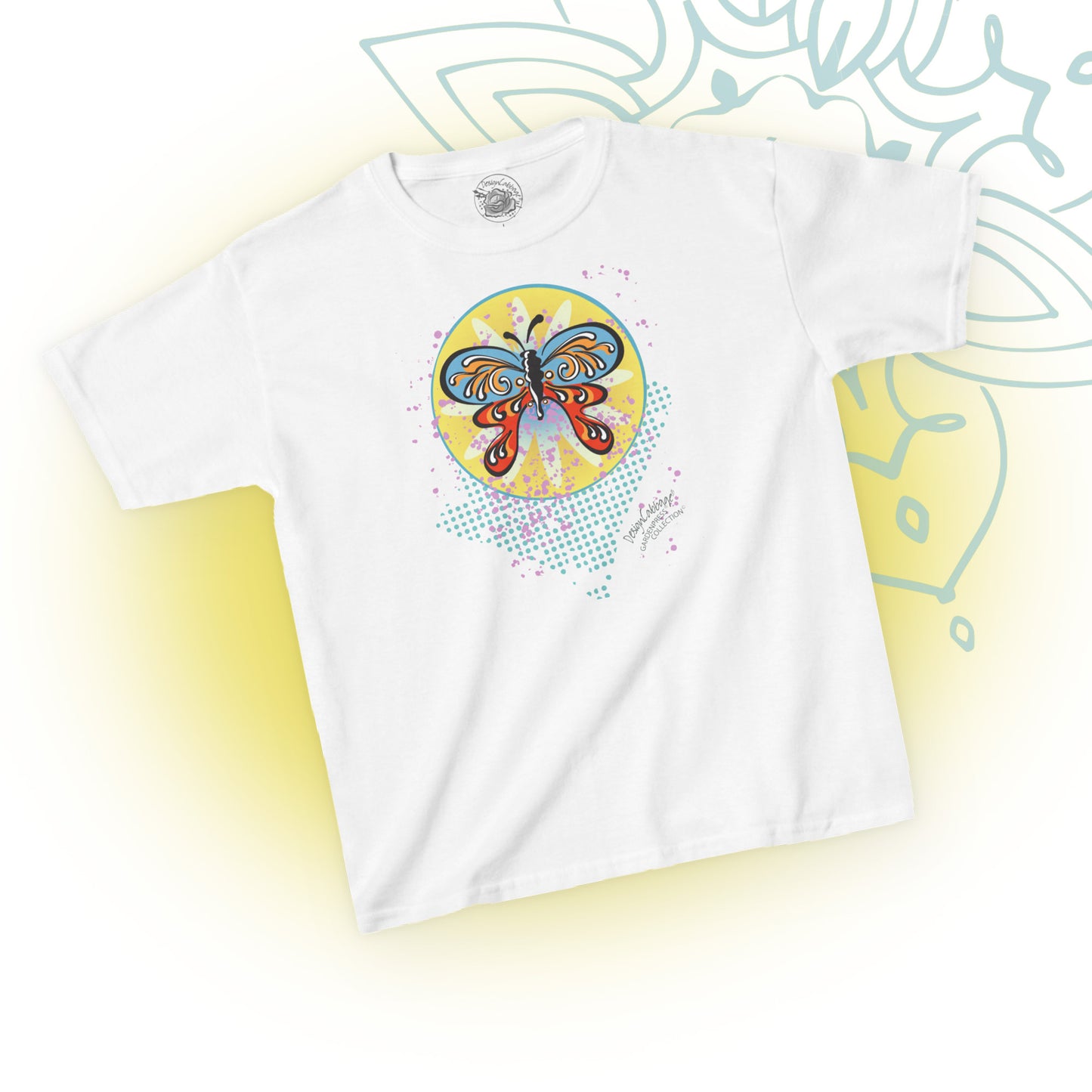 Butterfly Garden Graphic T-Shirt - GardenPress® Collection - Kids' Tee