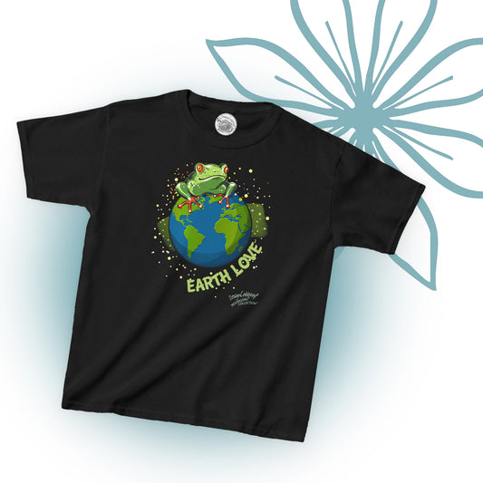 Frog Earth Day Graphic T-Shirt - MoonSong® Collection - Kids' Tee