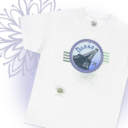 Paris Vacation Graphic T-Shirt - NomadDays® Collection - Unisex-Fit Tee
