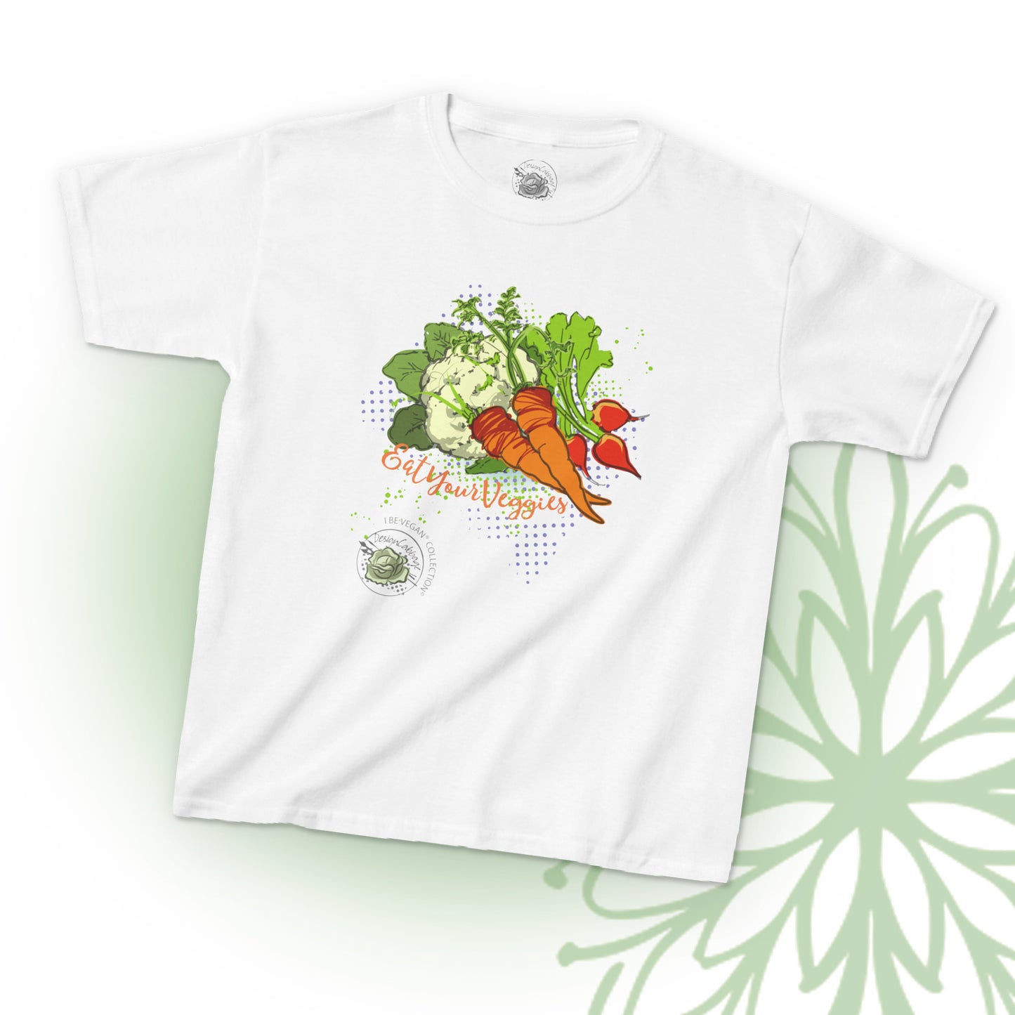 Vegetable Garden Graphic T-Shirt - I Be Vegan® Collection - Kid's Tee