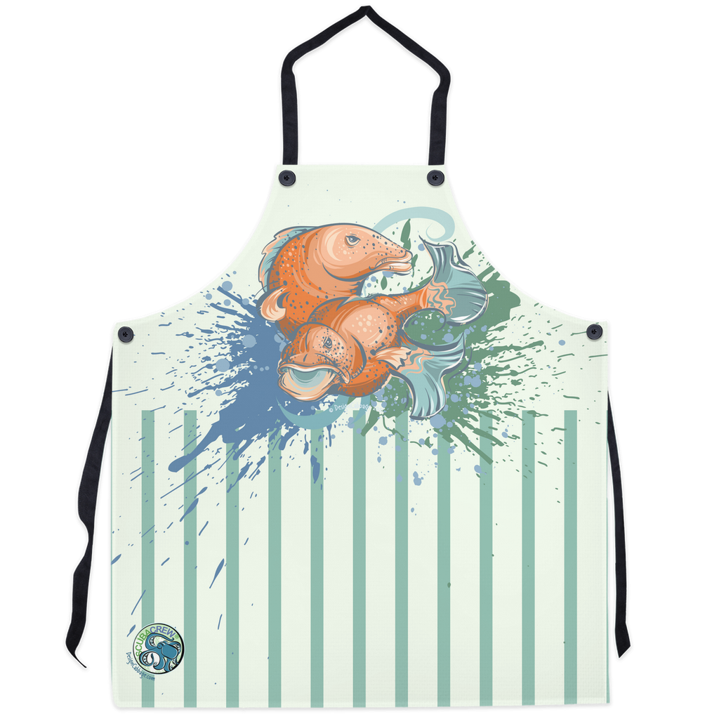 Tropical Fish Graphic Apron - ScubaCrew® Collection