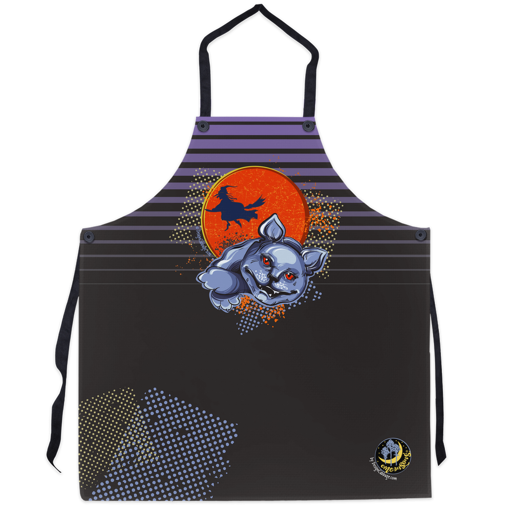 Halloween Cat Graphic Apron - MoonSong® Collection