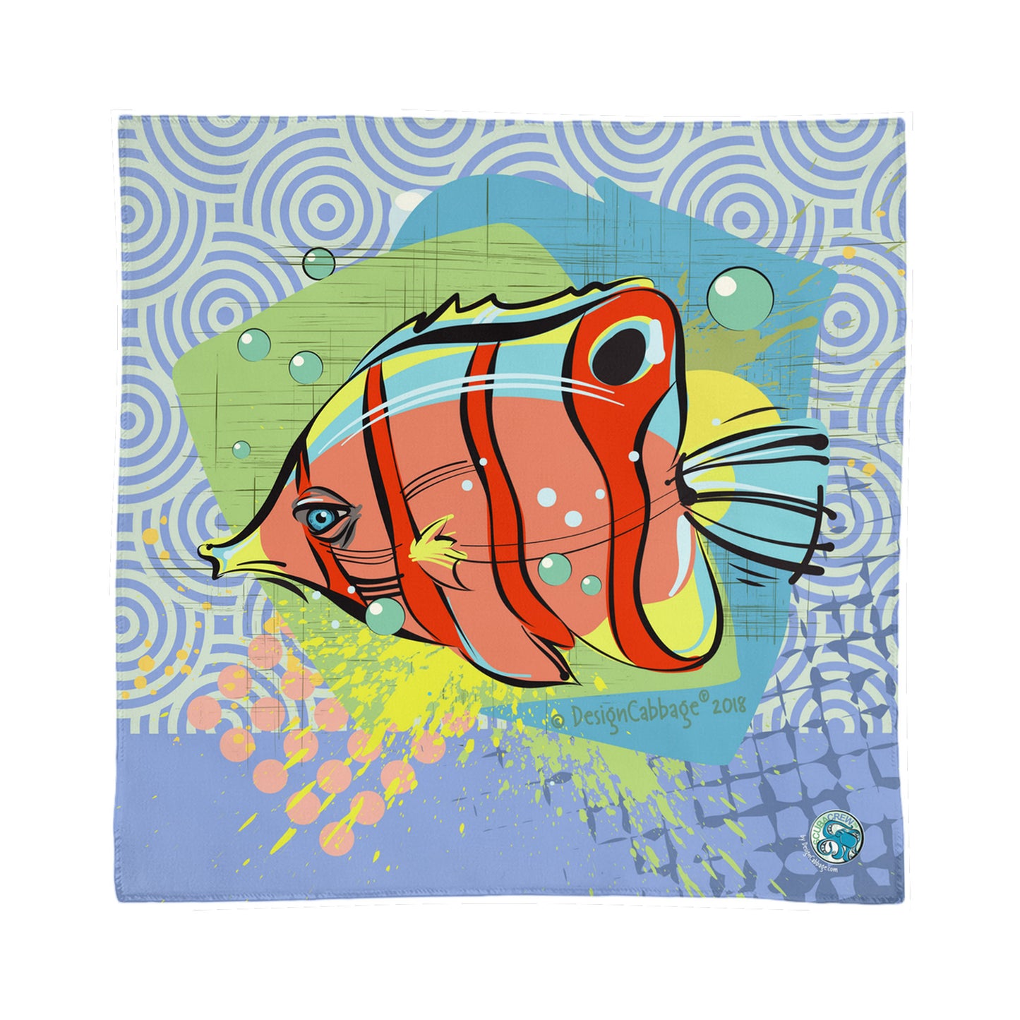 Tropical Fish Graphic Scarf - ScubaCrew® Collection