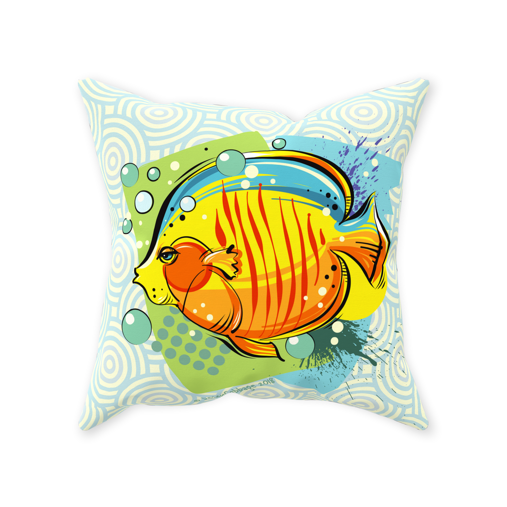 Tropical Fish Graphic Pillow - ScubaCrew® Collection