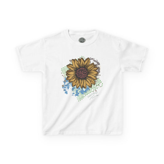 Sunflower Garden Graphic T-Shirt - VintageInk® Collection - Kids' Tee
