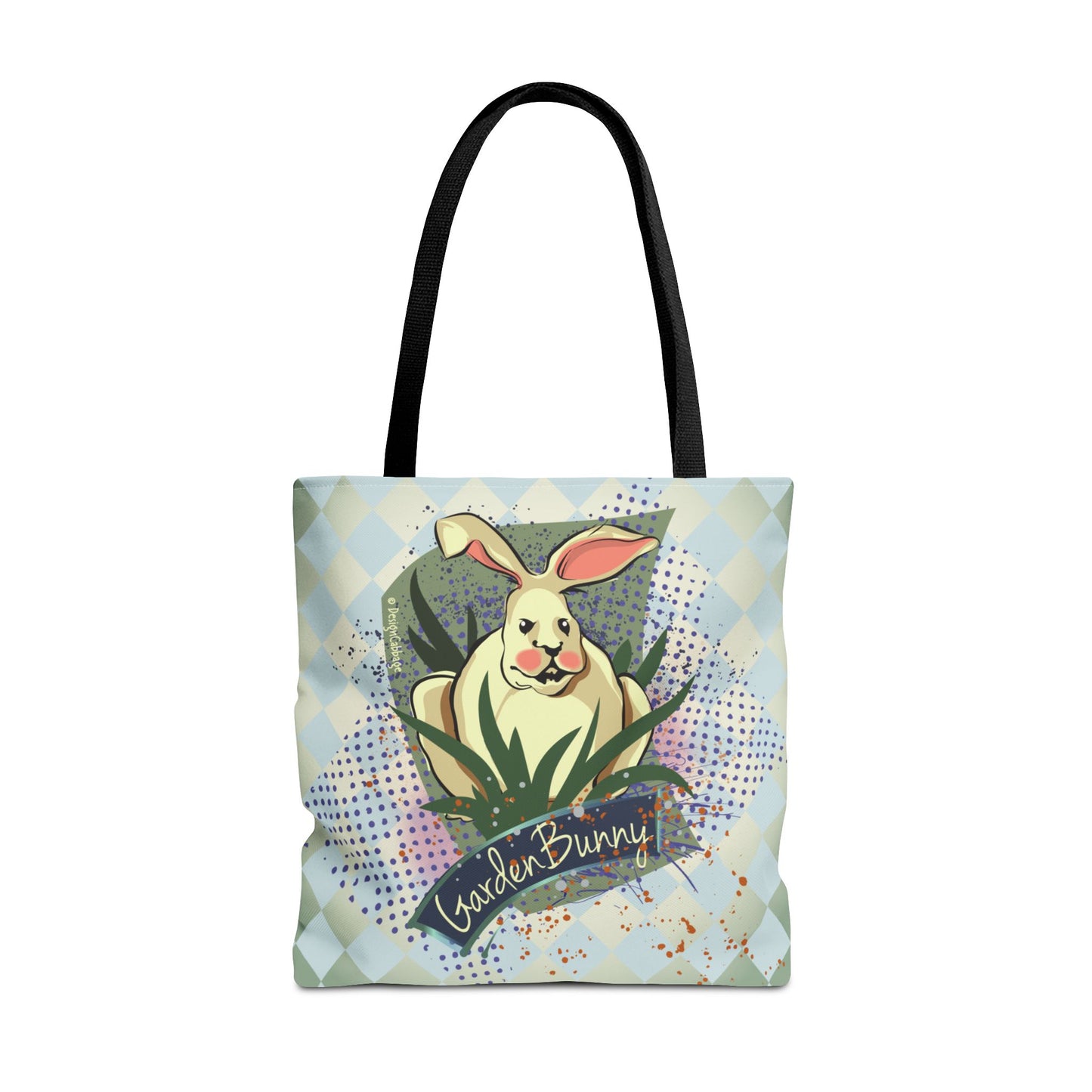 Bunny Rabbit Garden Graphic Tote Bag - GardenPress™ Collection