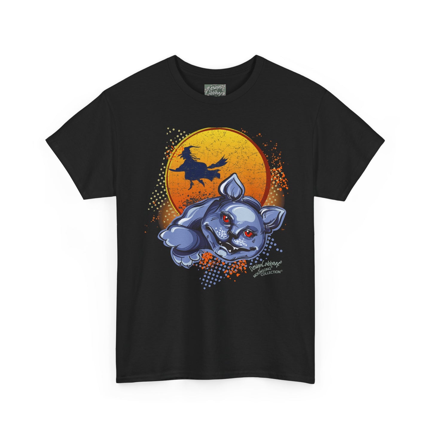 Halloween Sarcastic Cat Graphic T-Shirt - MoonSong® Holiday Collection - Unisex-Fit Tee