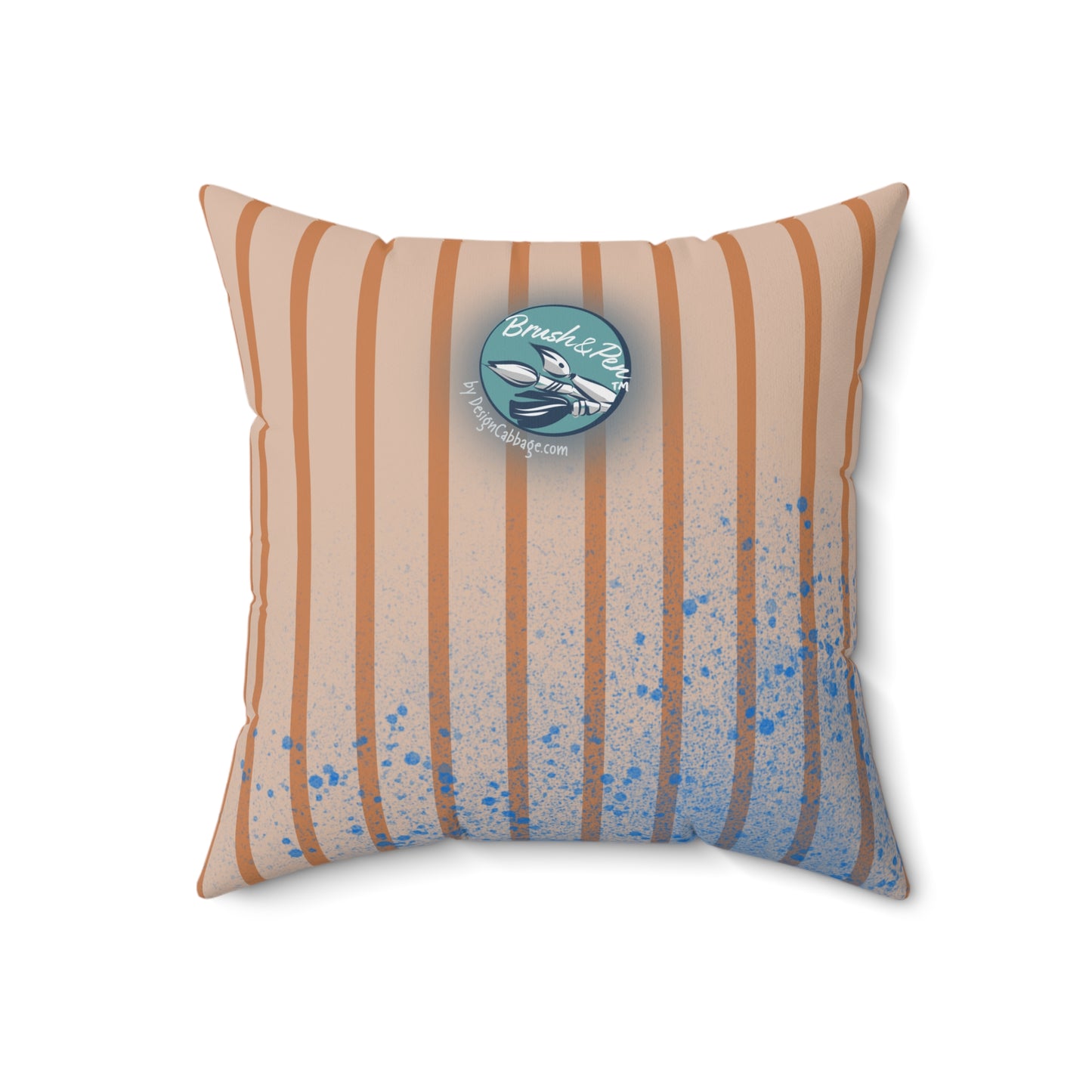 Abstract Graphic Throw Pillow - Brush&Pen™ Collection
