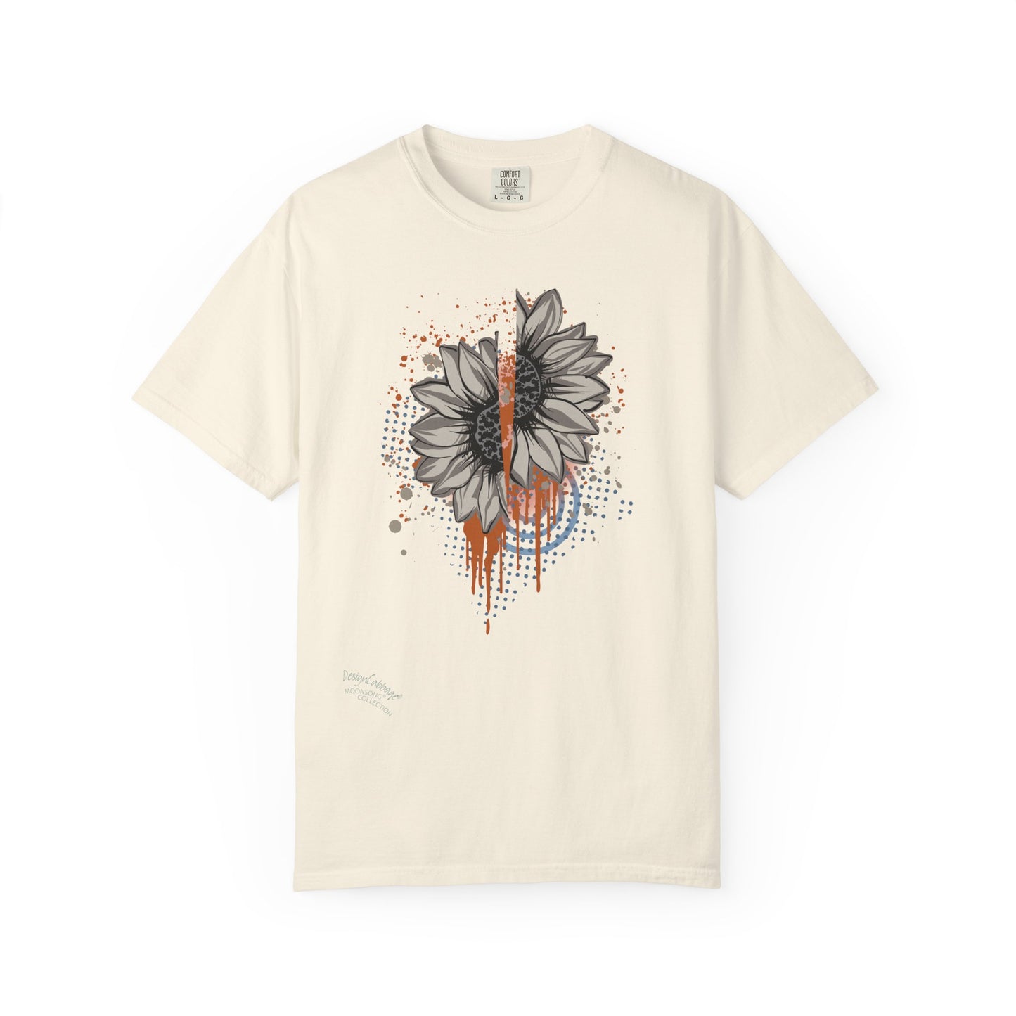 Sunflower Graffiti T-Shirt — Urban Floral Graphic Tee