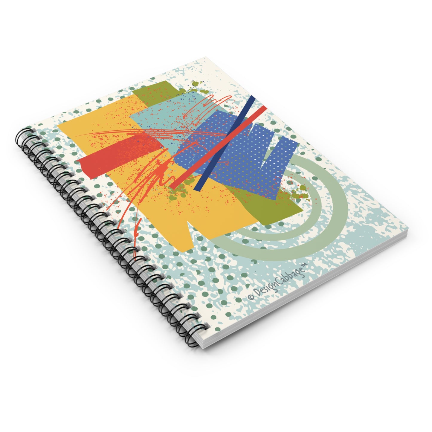 Colorful Abstract Art Graphic Notebook - Brush&Pen™ Collection