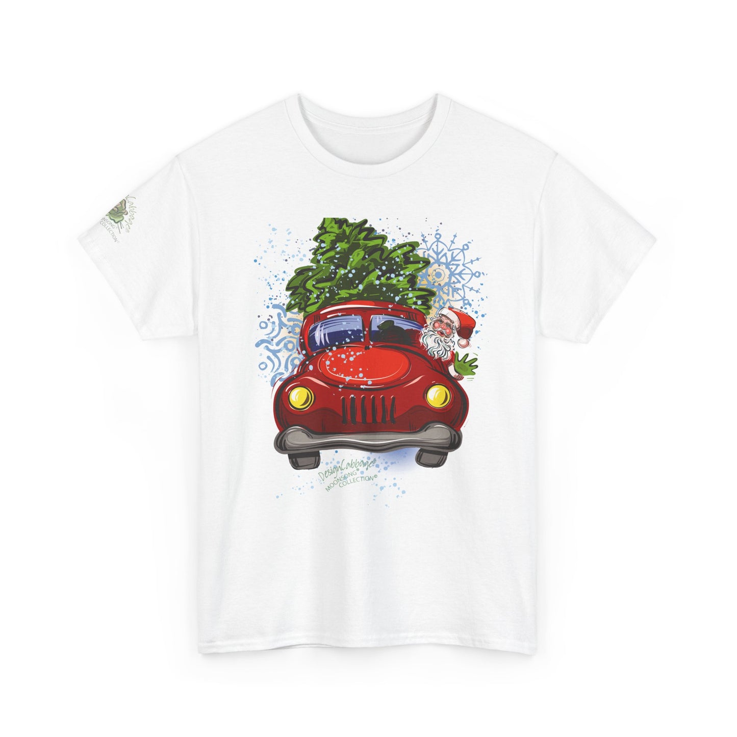 Santa Truck Graphic T-Shirt - MoonSong® Holiday Collection - Unisex-Fit Tee