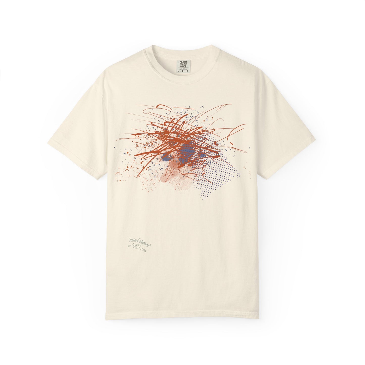 Abstract Paint Splash T-Shirt — Retro Grunge Graphic Tee
