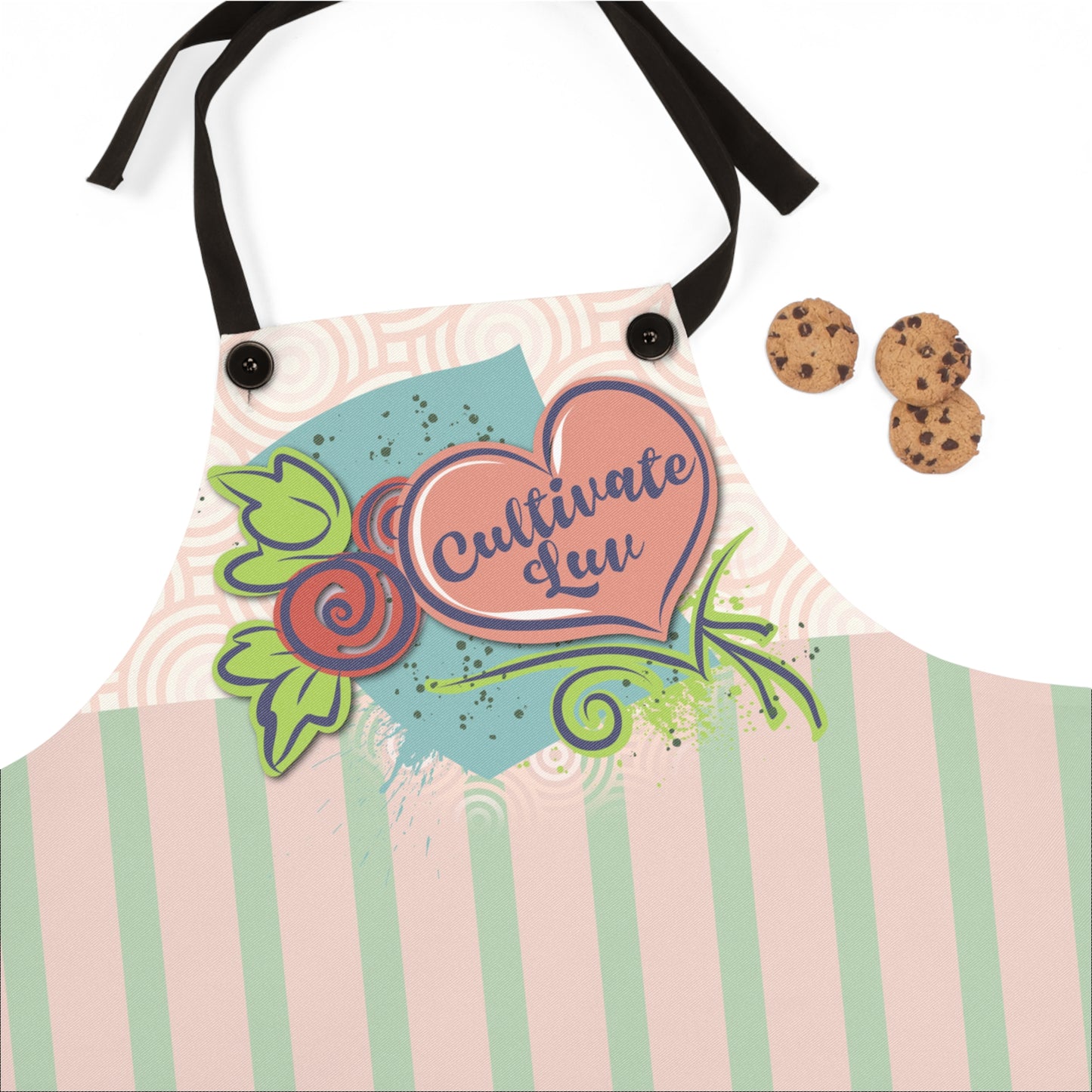 Love Heart Graphic Apron - CultivateLuv® Collection
