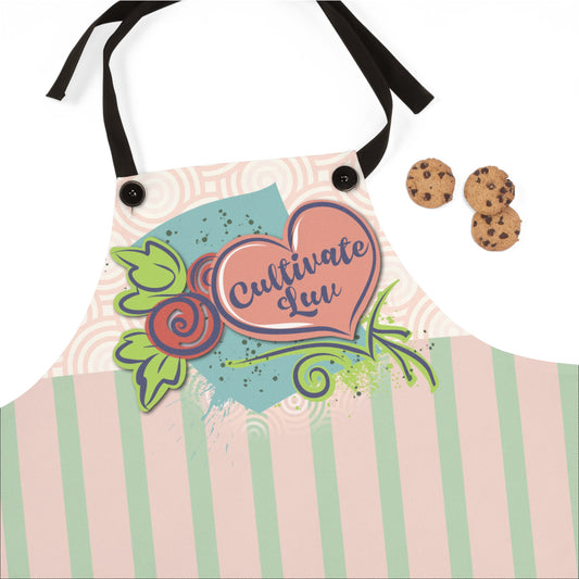 Love Heart Graphic Apron - CultivateLuv® Collection