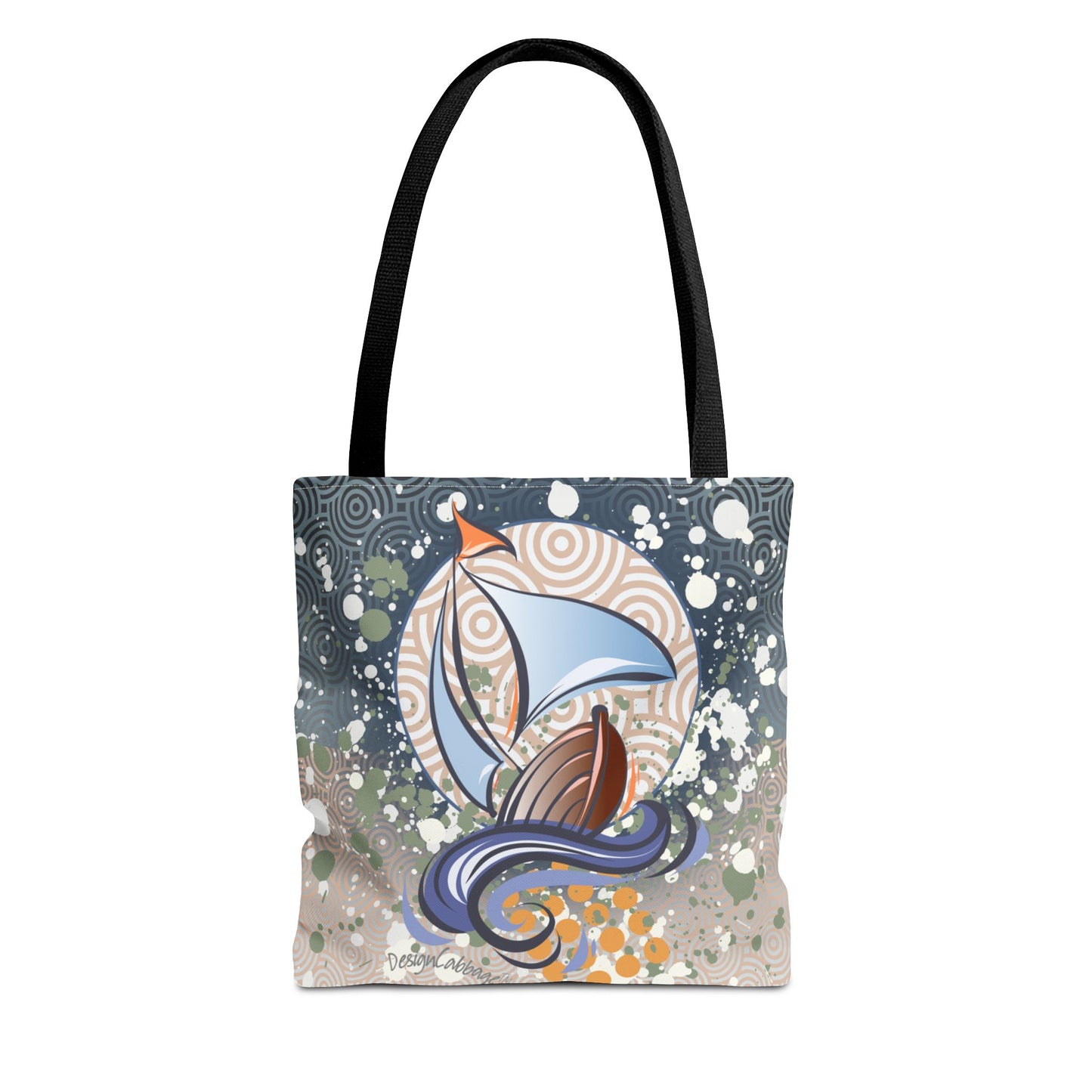 Sailboat Nautical Graphic Tote Bag - BoatBird™ Collection