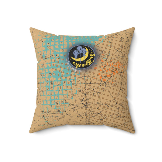 Vintage Halloween Pumpkin Graphic Pillow - MoonSong™ Collection