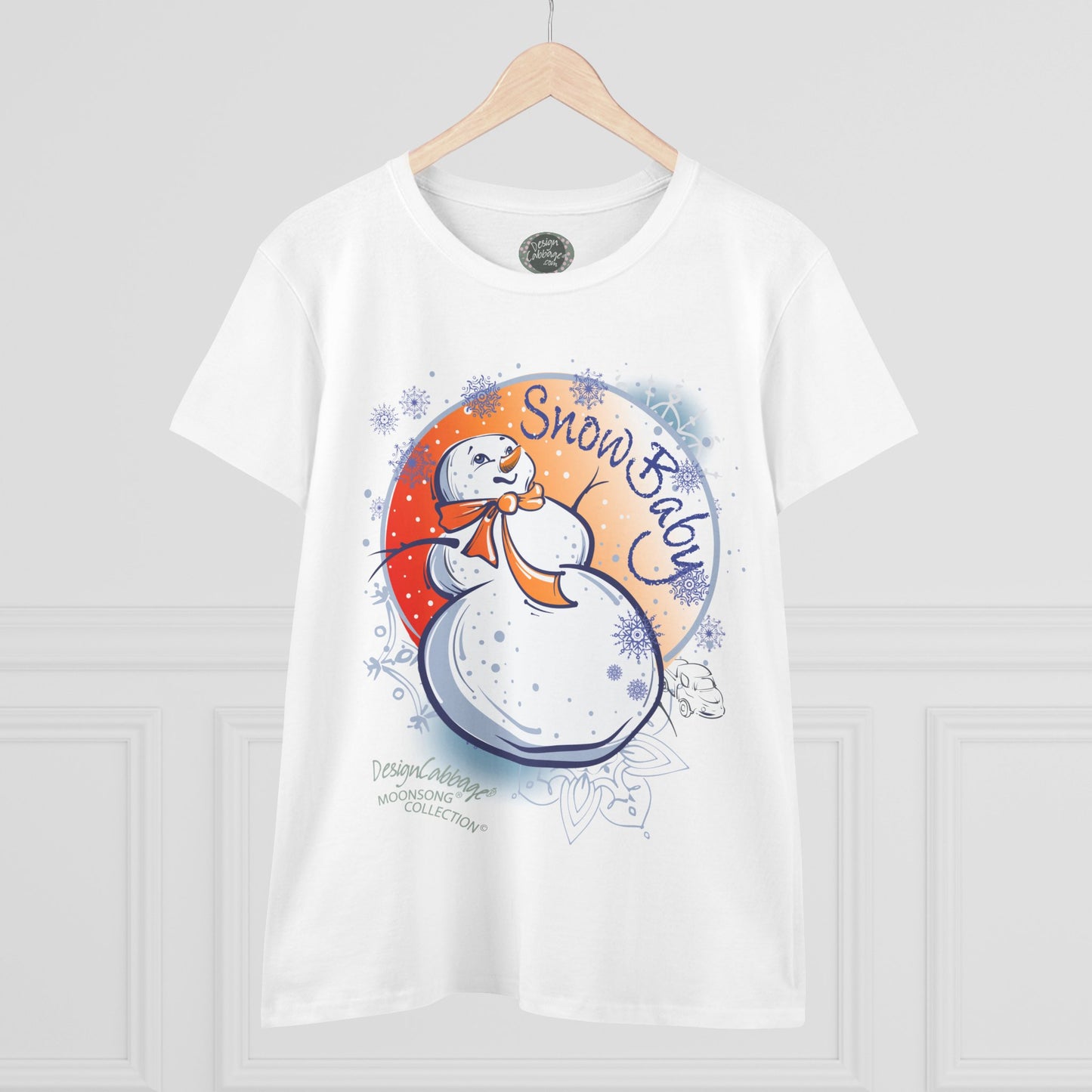 Snow Baby Graphic T-Shirt - MoonSong® Holiday Collection - Women's Tee