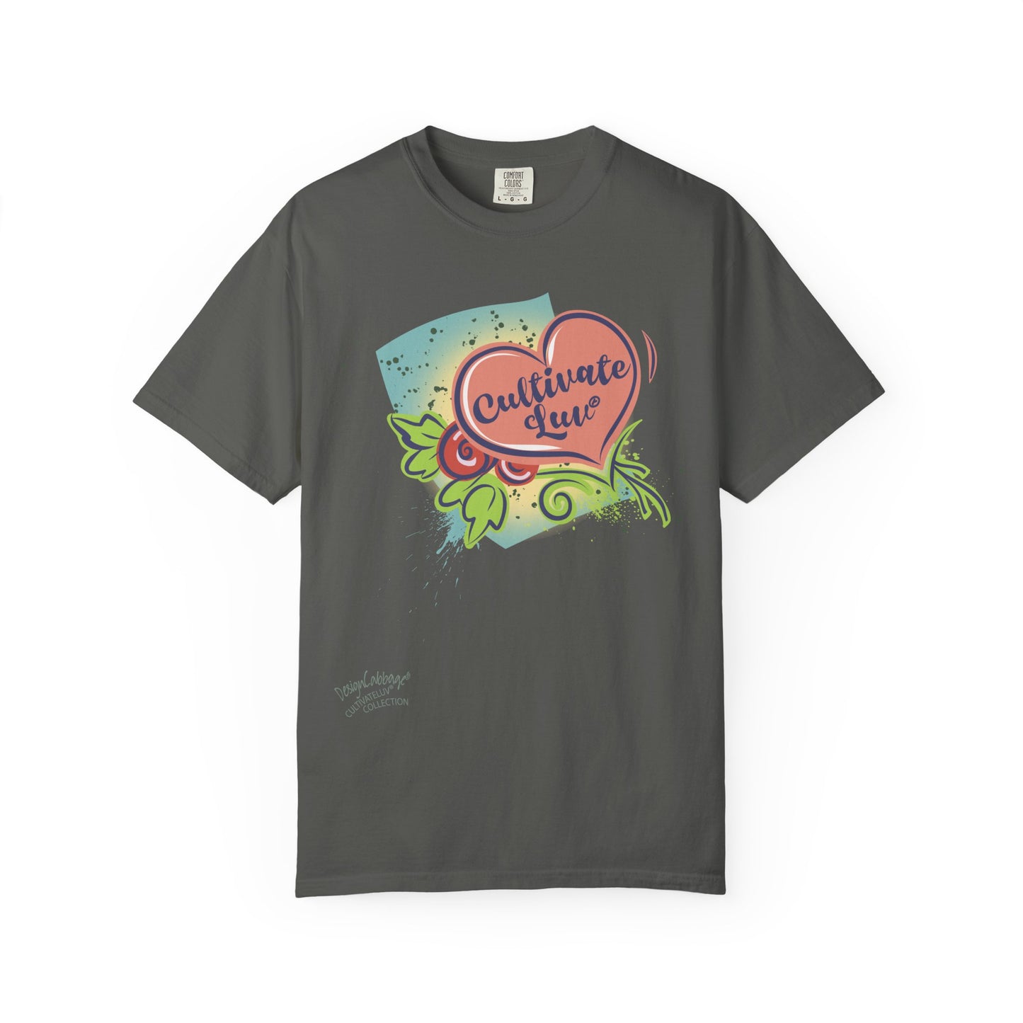 Cultivate Love T-Shirt — Vintage Heart Floral Graphic Tee