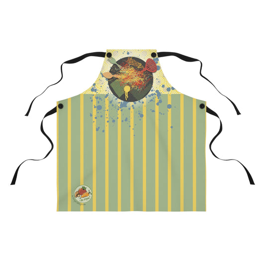 Kitchen Chaos Graphic Apron - I Be Vegan® Collection