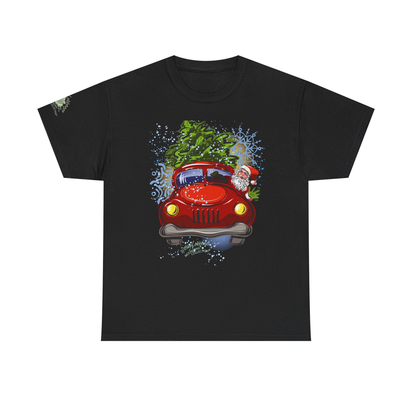Santa Truck Graphic T-Shirt - MoonSong® Holiday Collection - Unisex-Fit Tee