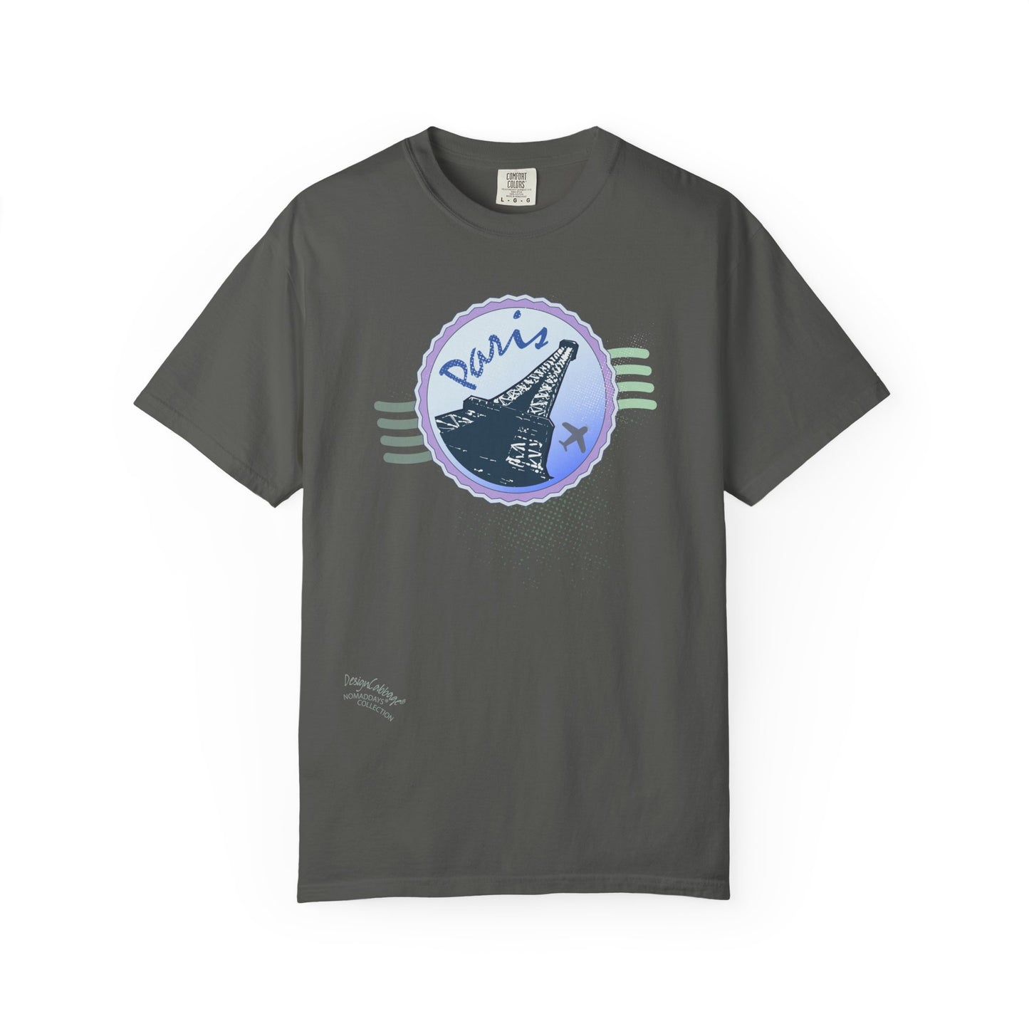 Paris Postmark T-Shirt — Vintage Eiffel Tower Travel Tee