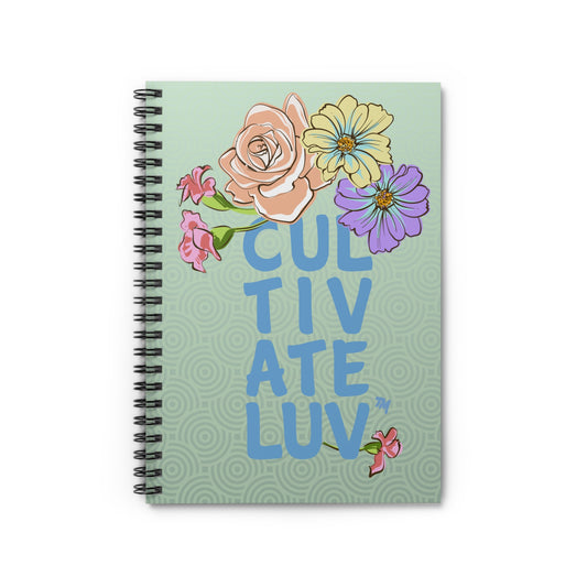 Love Garden Flower Graphic Notebook - CultivateLuv™ Collection
